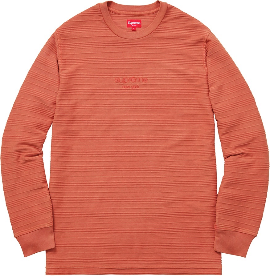 Raised Stripes L/S Top view 2